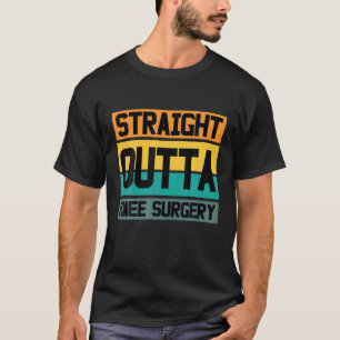 Camiseta Cirurgia Do Joelho De Saída De hetero Torna-Se Mu