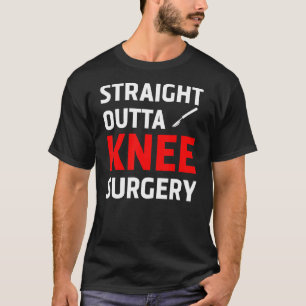 Camiseta Cirurgia Do Joelho De Saída De hetero Traz 9