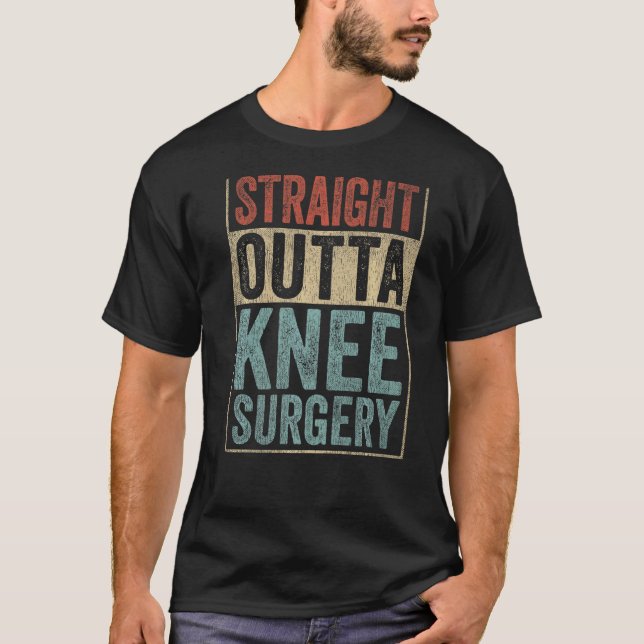 Camiseta Cirurgia do joelho do exterior do Hetero (Frente)