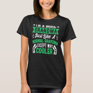 Camiseta Cirurgia do joelho Sobrevivente Bionic Avó Substit