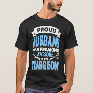 Camiseta Cirurgia hospitalar Médico Cirurgião Marido 2