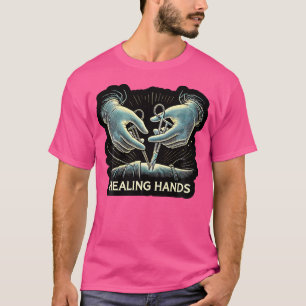 Camiseta Cirurgia Médico Curando Mãos Cirurgião