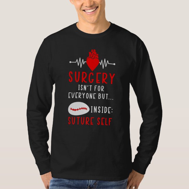 Camiseta Cirurgia não é para todos, mas para a autossuficiê (Frente)