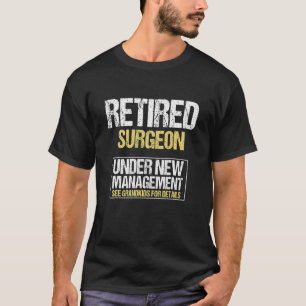 Camiseta Cirurgião Aposentado Ver Netos Para Detalhes Mulhe