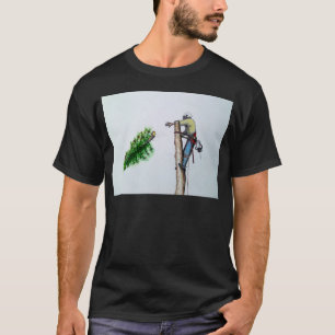Camiseta Cirurgião Árvore Arborista no trabalho atualment