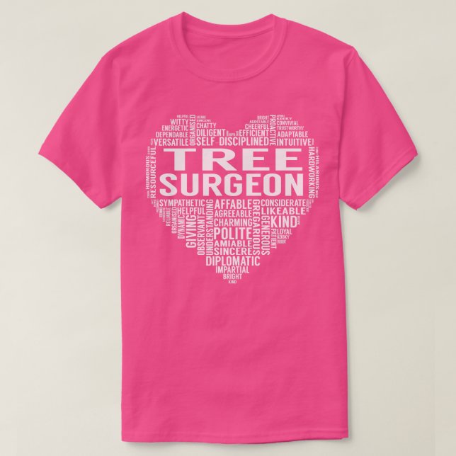 Camiseta Cirurgião Árvore do Coração (Frente do Design)