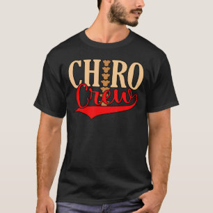 Camiseta Cirurgião da coluna quiroprático da tripulação de