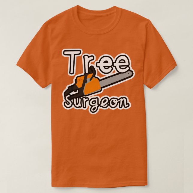 Camiseta Cirurgião de árvores (Frente do Design)