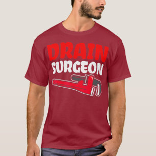 Camiseta Cirurgião do Drain Bombeando canalizador de Wrench