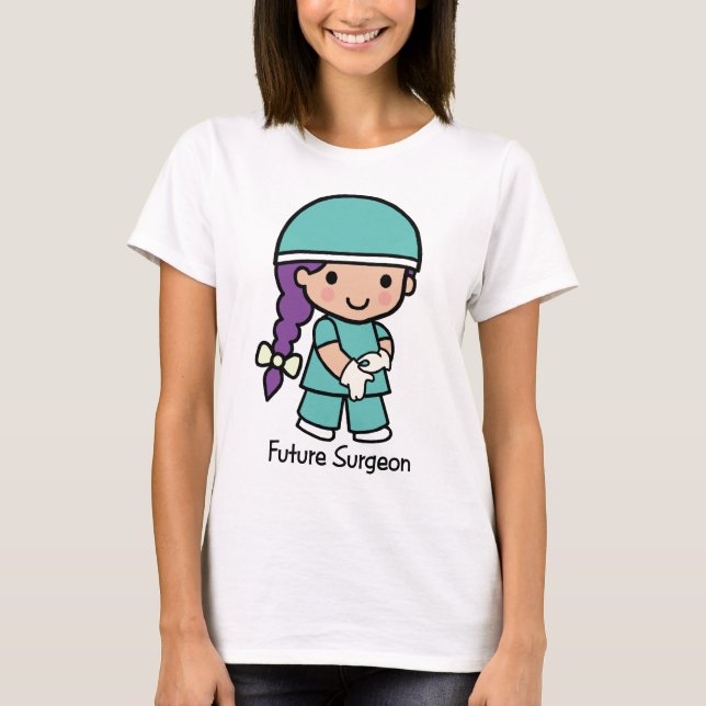 Camiseta Cirurgião futuro - menina (Frente)