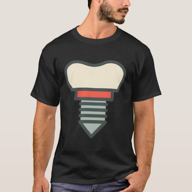 Camiseta Cirurgião Oral do Implante Dental (Frente)