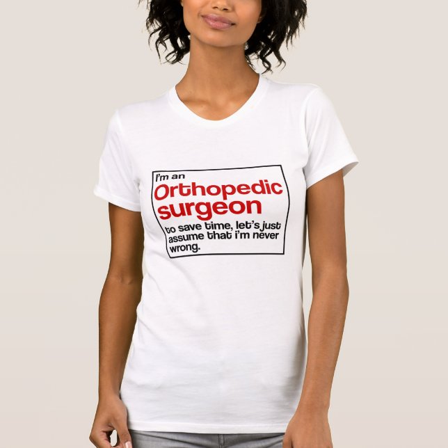 Camiseta Cirurgião ortopédico (Frente)