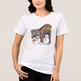 Camiseta Cirurgias no Nariz de Boneco de Neve