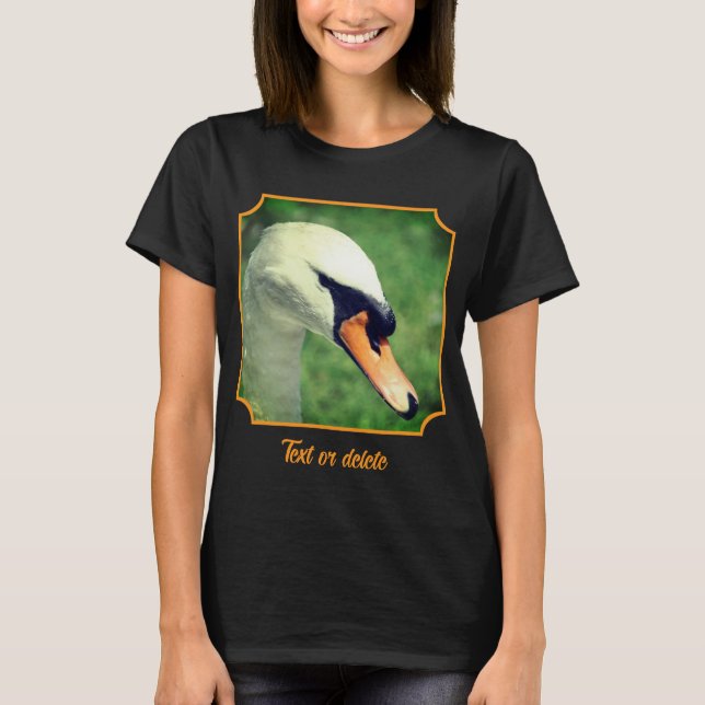 Camiseta Cisne Branco Real Nature Personalizado (Frente)