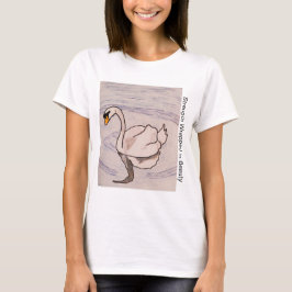 Camiseta Cisne - Força Envolta em Beleza