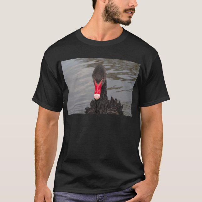 Camiseta Cisne preta (Frente)