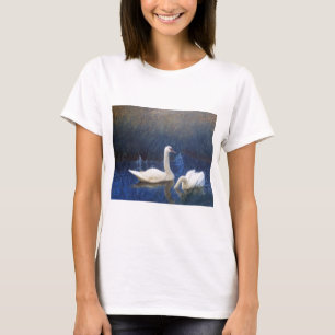 Camiseta Cisnes em Reeds, Bruno Liljefors