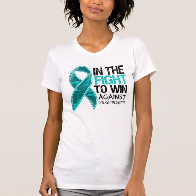 Camiseta Cistite intersticial - luta a ganhar (Frente)