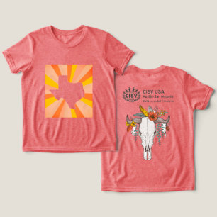 Camiseta CISV Austin - Criança Decorativa de Pecuária