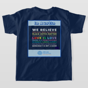 Camiseta CISV Austin for Peace Girl
