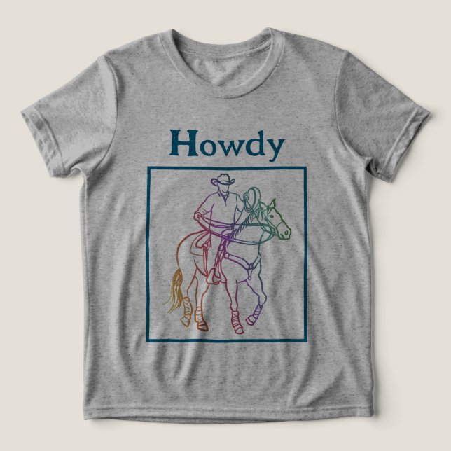 Camiseta CISV Austin Howdy Cowboy (Design frontal)