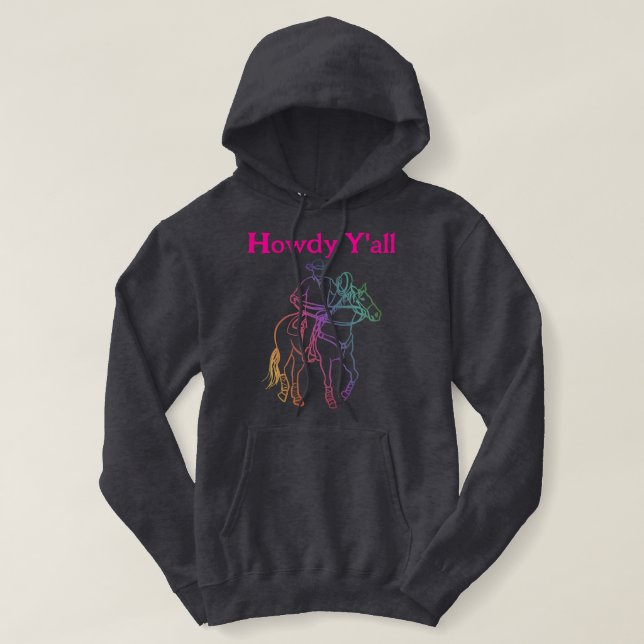 Camiseta CISV Austin Howdy Cowboy Women's (Frente do Design)