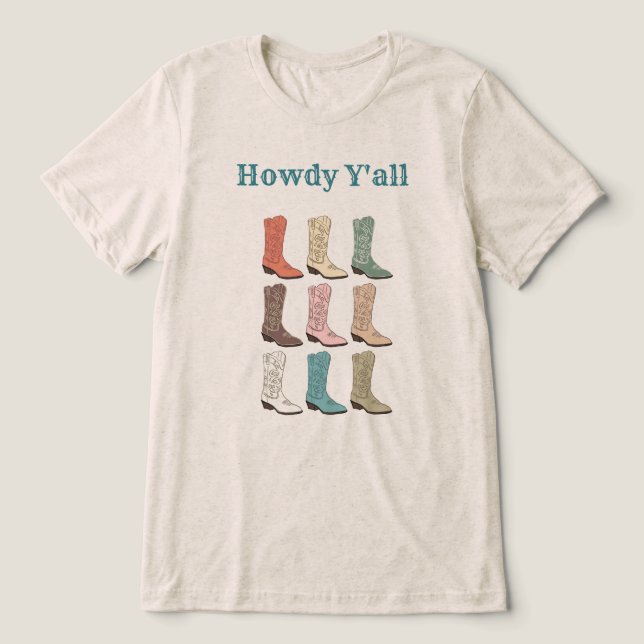 Camiseta CISV Austin Howdy Y'all Men (Design frontal)
