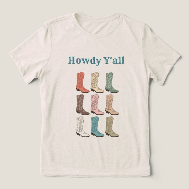 Camiseta CISV Austin Howdy Y'all Women's (Design frontal)