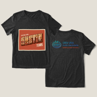 Camiseta CISV Austin Saudações Feminino