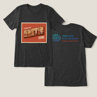Camiseta CISV Austin Saudações Masculino