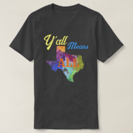 Camiseta CISV Austin "Y'all Significa Todos" Homens