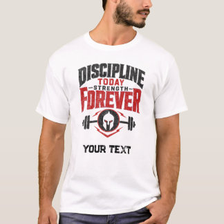 Camiseta cita atividades da academia