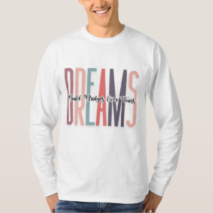 Camiseta Cita uma paleta de cores inspiradoras motivacional