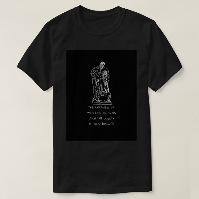 Camiseta Citação 19 da mitologia grega (Frente do Design)