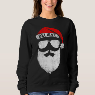 Camiseta Citação Acreditada Na Reunião Familiar Santa Hat M