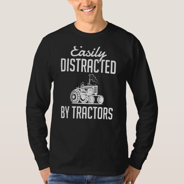 Camiseta Citação Agrícola Facilmente Distridida Por Tratore (Frente)