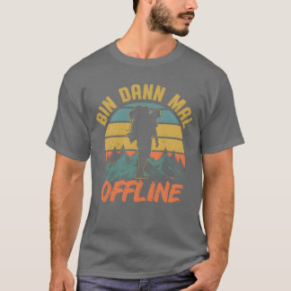 Camiseta Citação alemã engraçada Garota de caminhada