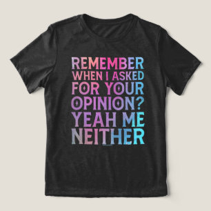 Camiseta Citação Atitude Divertida Sassy