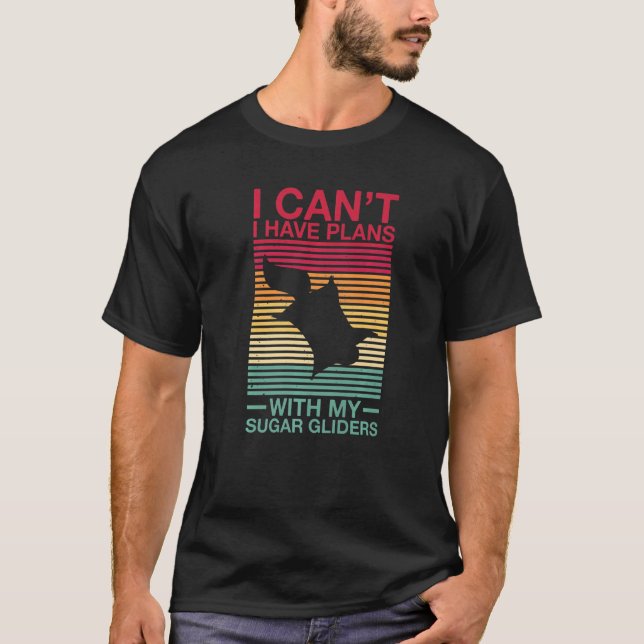 Camiseta Citação Australiana Do Glider De Açúcar E (Frente)