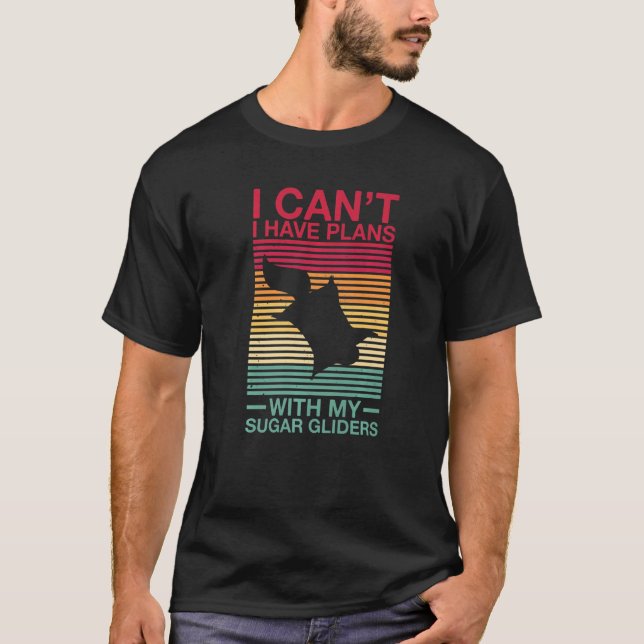 Camiseta Citação Australiana Do Glider De Açúcar E (Frente)