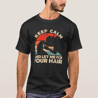 Camiseta Citação Barber Para Um Cabeleireiro Sarcástico