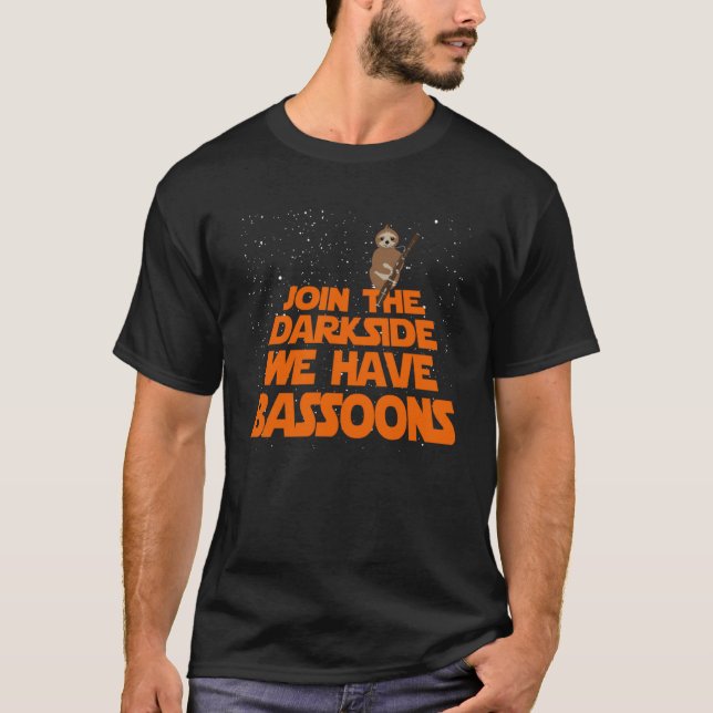 Camiseta Citação Bassonista para Orquestra Bassoon e Bassoo (Frente)