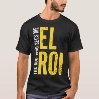 Camiseta Citação Bíblica El Roi O Deus Que Me Vê Para