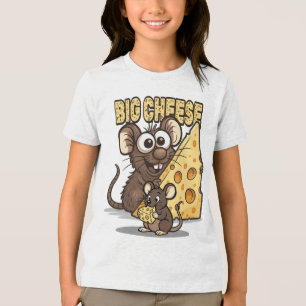 Camiseta Citação BIG CHEESE – Humor Ousado e Confiança Dive