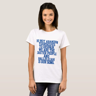 Camiseta Citação católica | Camisa-T de citação cristã