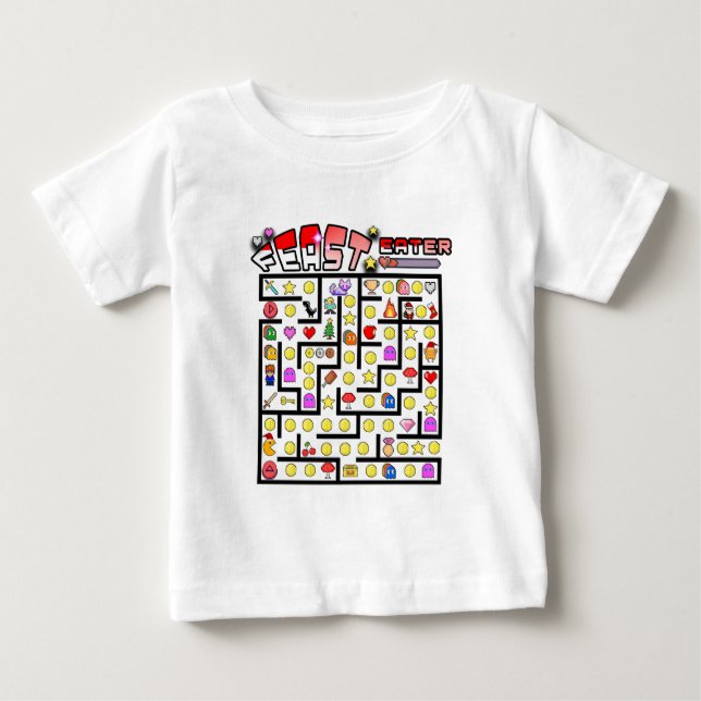 Camiseta Citação clássica de natal de pixel do jogador de v (Frente)