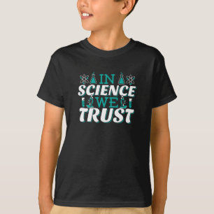 Camiseta Citação Confiamos na Ciência - Professor