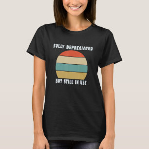 Camiseta Citação Contabilística Engraçada Totalmente Deprec
