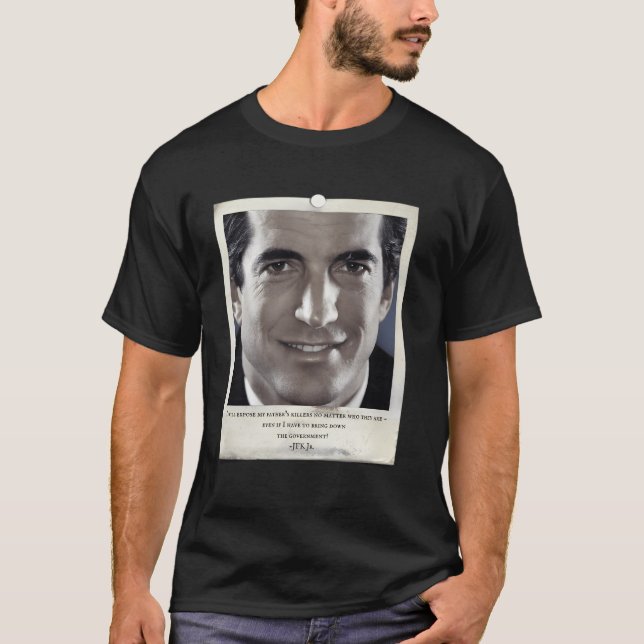 Camiseta Citação Criptica Familiar Jfk Jr (Frente)