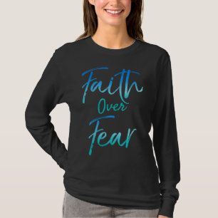 Camiseta Citação Cristã Bonita para Mulheres Jesus Dizendo 